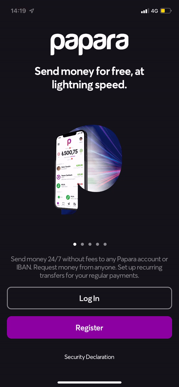 papara digital customer onboarding for banking mobile apps