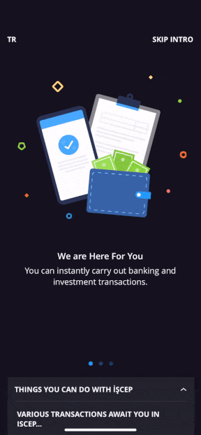 iscep digital customer onboarding in banking mobile app