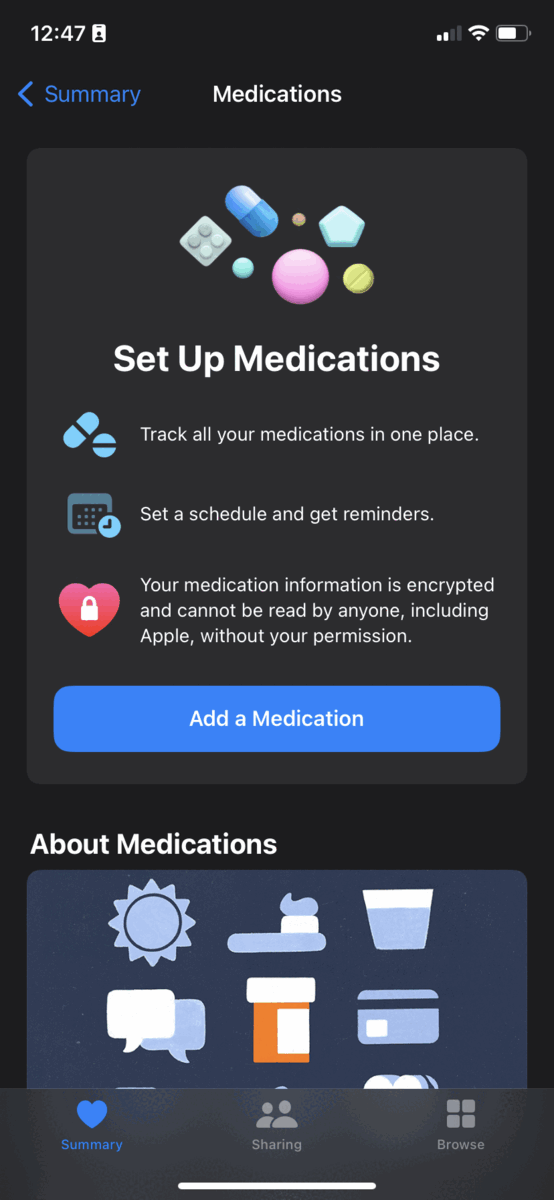apple health app onboarding